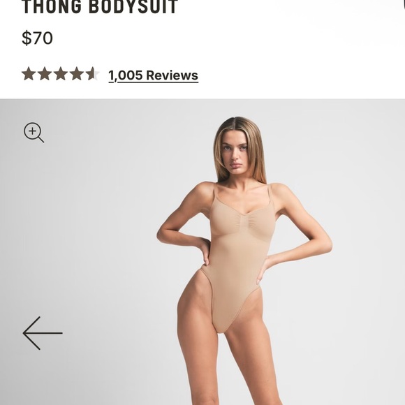 SKIMS Other - SKIMS Seamless Sculpt Thong Bodysuit